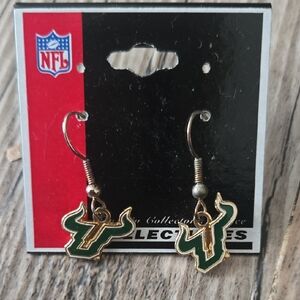 USF Bulls Dangle Earrings